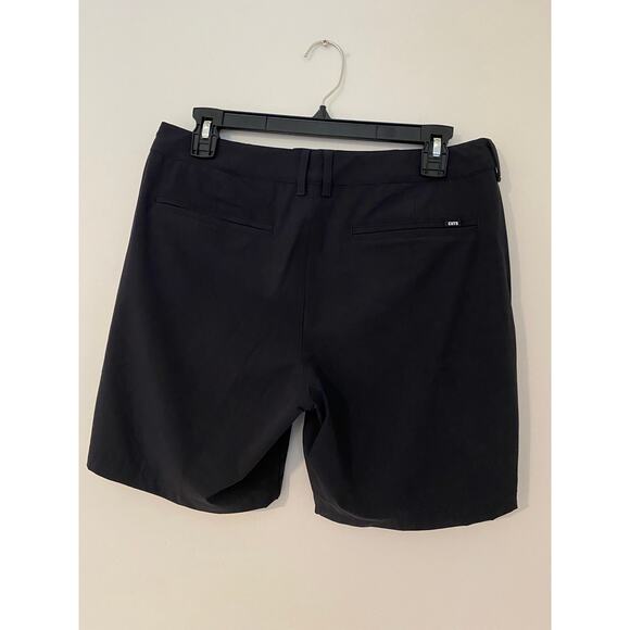 Cuts Clothing Men's Flat Front Shorts - Black - Picture 7 of 9